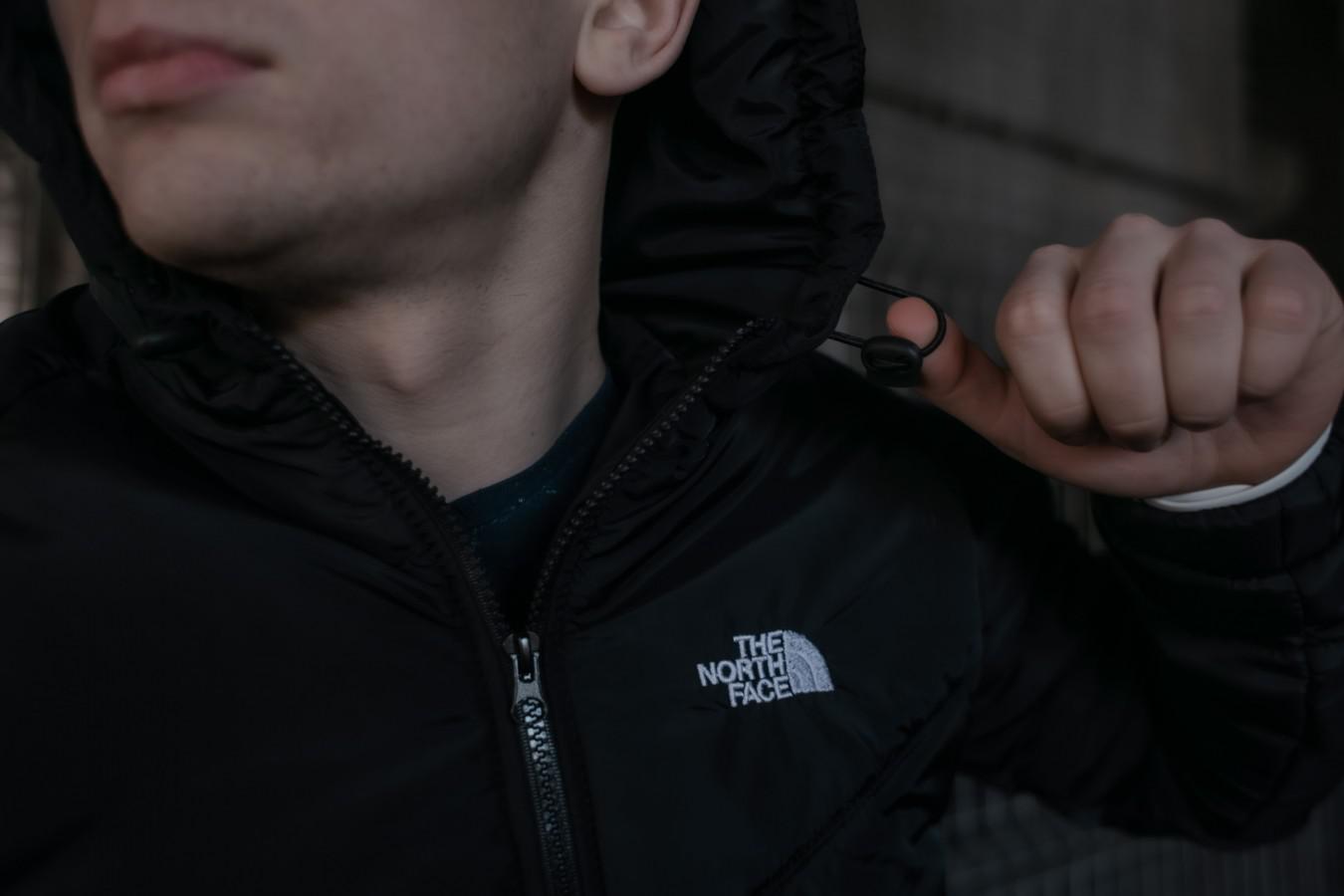 Комплект TNF чорна куртка + штани TNF + барсетка TNF в подарунок!