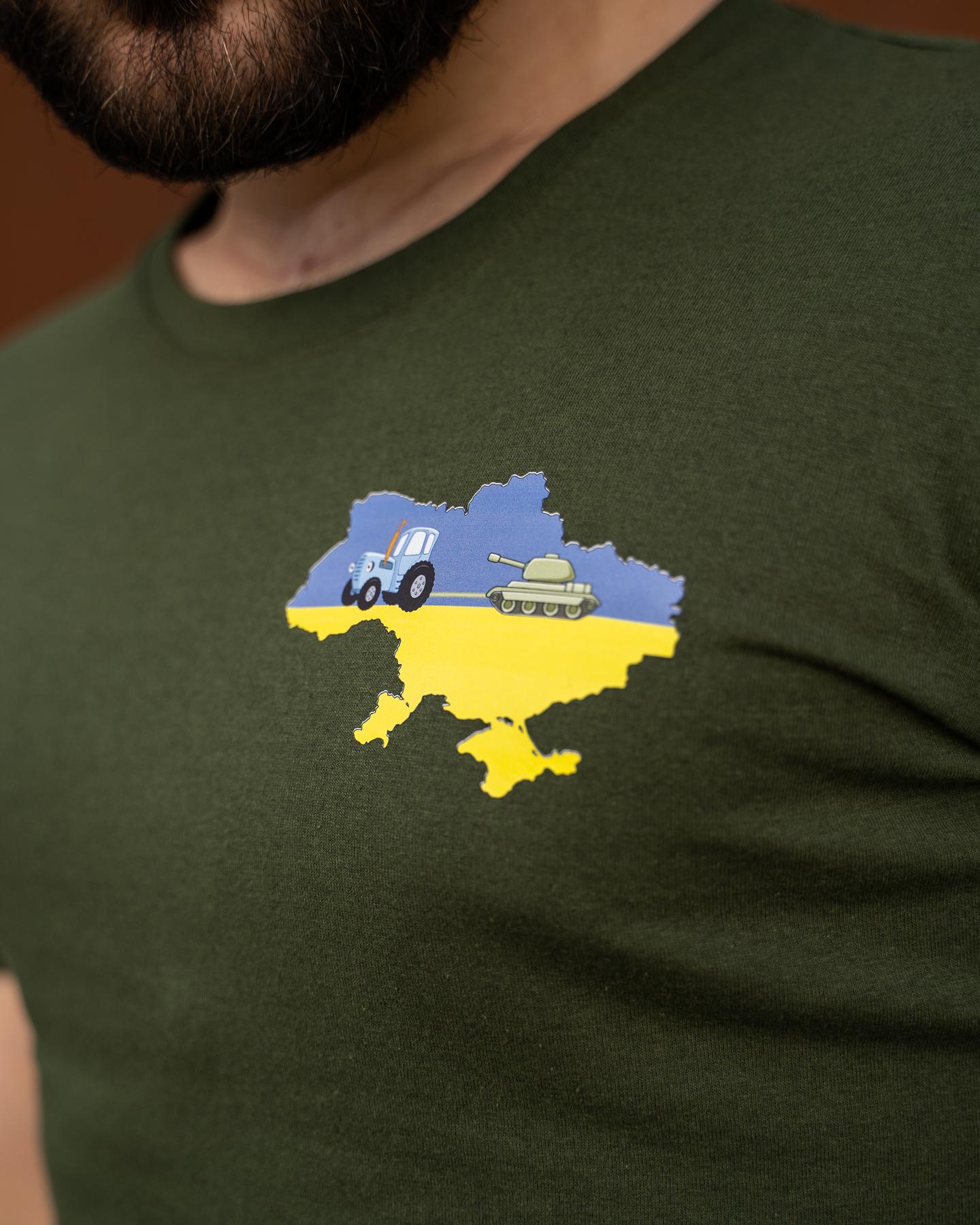 Футболка хакі 