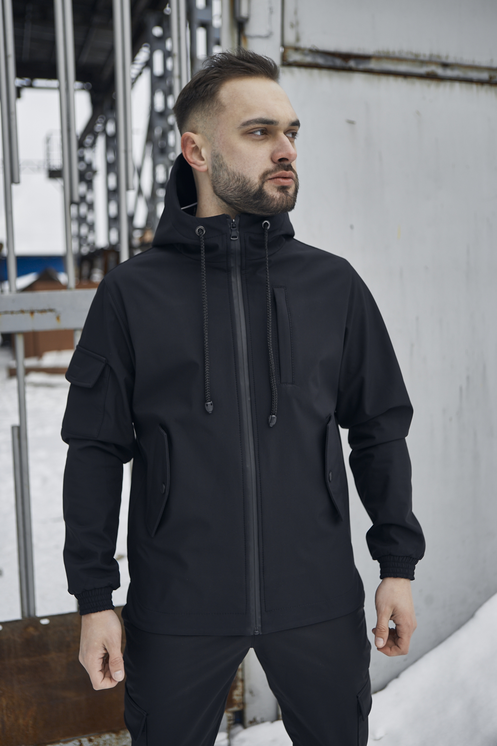 Костюм Softshell Intruder чёрный